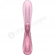 Satisfyer Hot Lover Pink/Dark Pink Rabbit Heating App Controlled Vibrator