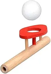 1 Pcs Wooden Funny Toys Suspension Ball Blowing Magic Floating Ball Children's Games Toy