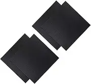 DOITOOL 4pcs Cross-Stitch Fabric Black Cloth for DIY Needlework Embroidery Material for Creating Beautiful Designs