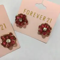 在飛比找蝦皮購物優惠-歐美Forever21 Forever 21 F21單水鑽仿