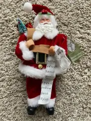 12" Santas Workshop #5603 Standing Santa Wish List- Brand new with tag