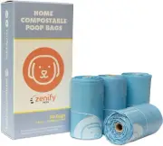 Compostable Dog Poo Bags (60 Bags) Certified Compostable Biodegradable Waste