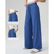 Women's fitness pants Pilates Pants Yoga Pants Drawstring with Pockets Lightweight High Waist Gym Pilates Zumba Bottoms Black White Blue Fall Sports Activewear