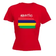 Mauritius Country Flag Nationality - Womens T-Shirt T Shirt Tshirt