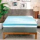 Memory Foam Mattress Topper, 3 Inch Queen Mattress Topper for Bed, Ventilated...