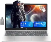 HP 15.6" HD Touchscreen Laptop, Intel i3-1215U, 8GB RAM, 256GB PCIe SSD