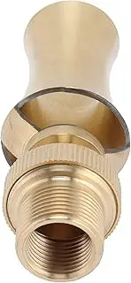 Brass Ice Tower Cedar Water Fountain Nozzle Spray Adjustable Pond Sprinkler for Garden Pond Decor (6 Minutes 25mm Internal and External Teeth)