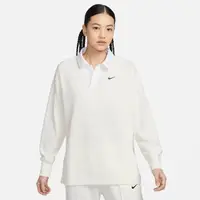 在飛比找momo購物網優惠-【NIKE 耐吉】上衣 女款 長袖上衣 運動 POLO衫 A