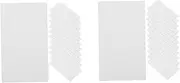 LALAFINA 2sets Versatile Note Cards Scratch Pads for Classroom Index Cards Flashcards Memo Pad for Personal Use 100pcs*2