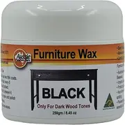Beeswax Furniture Polish- Furniture Wax Paste-Black-Silicone Free Multipurpose Beeswax 250ml