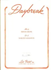 ADAMSON DAYBREAK SHEET MUSIC PIANO/VOCAL/GUITAR/CHORDS GROFE 1957 VERY RARE NEW