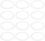 uxcell Goof Rings Inner Diameter 3.98", Outer Diameter 5.51", 12 Pcs White