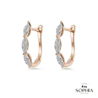 在飛比找Yahoo奇摩購物中心優惠-SOPHIA 蘇菲亞珠寶 - 莉迪亞 18K金 鑽石耳環
