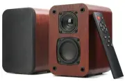 Powered Bluetooth Bookshelf Speakers, 40W Record Player Speakers with 2.75 In...