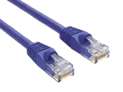 35ft Cat6 UTP Ethernet Network Patch Cable Snagless 24AWG Bare Copper, Purple