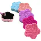 with Sponge Makeup Brush Cleaner Cosmetic Brushes Scrubber Board Makeup Brushs