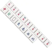TEHAUX 16Pcs Mahjong Pattern Pbt Key Caps for Mechanical Gaming Keyboard Durable Replacement Keycaps Compact Long Lasting Non Fading Design for and Gaming