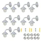 LED Street Lamps Wall Lamps & 10 Resistance 1-Flame 10 Piece 1:87 20mA