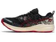 Asics Fuji Lite 2 1011B209.001 Sneaker Men's 12 Black Red Running Shoes EEE2381