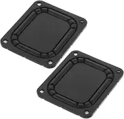 HAWILLOSCH 2pcs Bass Auxiliary Speakers Subwoofer Speaker Radiator Subwoofer Diaphragm Plate Passive Loudspeaker Diaphragm Passive Radiator for Bass Vibration Membrane Replacement Iron Black