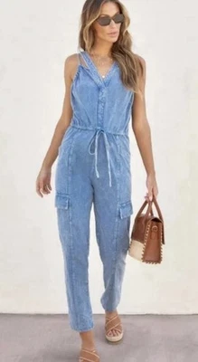 Fate Denim Jumpsuit XS