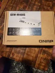 New QNAP QSW-M408S 12-port 10Gbps SFP+ Managed Switch FREE SHIP