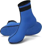 Rtdep Waterproof Socks, 3 mm Neoprene Socks for Wetsuit, Non-Slip Swimming Socks, Thermal Socks for Men and Women, Beach Socks for Swimming, Snorkelling, Sailing