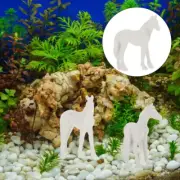 Horse Ornament Reptile Tank Figurines Child Mini Resin Decoration