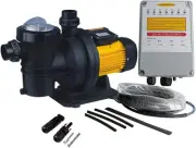 Solar Swimming Pool Pump, PWS Powerful Solar Water Pump with MPPT Controller,72V