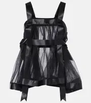 [Noir Kei Ninomiya] Noir Kei Ninomiya Tulle top AU 8 black
