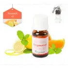 Bergamot Oil Car Vehicle Air Freshener Essential Diffuser Silver Cap Bottle