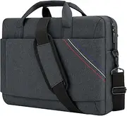 jooeer Laptop Shoulder Bag 15 15.6 16 Inch, Water-Repellent Polyester Computer Briefcase for Business Work Travel