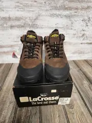LaCrosse Womens SZ 9WIDE Workmate ASCENT 7527W Steel Toe Leather Work Boot NEW