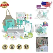 Ultimate Kids Cooking & Baking Kit with Storage Case & Safe Tools for Fun