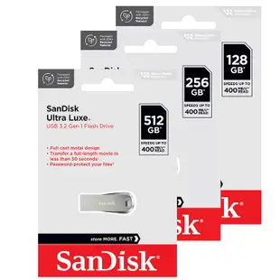 SanDisk CZ74 128G 128G 256G 512G Ultra Luxe USB3.2隨身碟 D31490