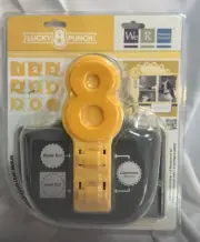 We R Memory Keepers Lucky 8 Punch 3 Punches In One Scrapbook Craft Tool New