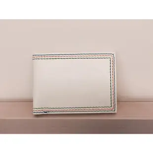 今日特價~美國MARC JACOBS Triple Stitch Billfold 短夾 (米白色 )