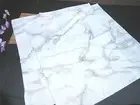 PAIR Wake in Cloud GREY / WHITE MARBLE EURO PILLOW SHAMS ~ COTTON ~ New #F39