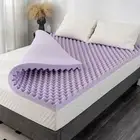 2 Inch Egg Crate Twin Memory Foam Mattress Topper, Lavender Scent Gel Infused...