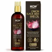 WOW Skin Science Onion Black Seed Hair Oil - WITH COMB APPLICATOR - 100 ml