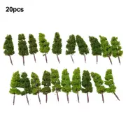 Make your model train stand out with this set of 20 handmade model trees