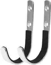 DEWIN Weapon Hooks, Stainless Steel Weapon Holder Wall Mount Storage Rack Stainless Steel Gun Racks Gun Hooks for Rifle Shot Gun (Pack of 2)