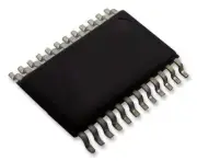 STEREO VOLUME CTRL, LOGARITHMIC, SSOP-24, Audio Control & Processing IC's