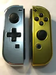 Custom Chrome Silver Gold Nintendo Switch Joy Con Joy-Con JoyCon controller DPAD