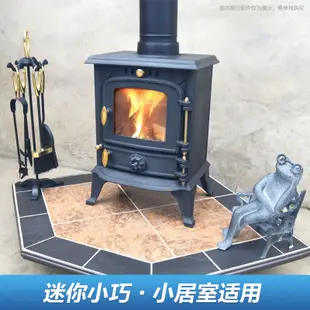 【廠家直銷】歐式 真火燃木柴壁爐 全鑄鐵取暖器 家用別墅裝飾壁爐 獨立式暖爐 室內壁爐