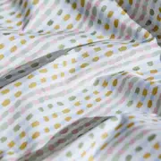 Ecology Casuarina Size Super King Soft Flat Sheet Striped Home Bedding Cotton