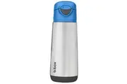 b.box: Insulated Sport Spout Bottle - Blue Slate (500ml)