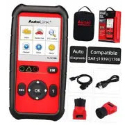 AutoLink AL529HD with Screen Wiper OBD2 Scanner Heavy Duty Truck Code Reader