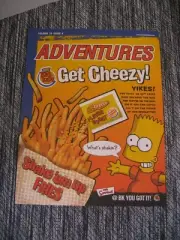 Burger King - The Simpsons - Cheesy Adventures Leaflet - Vol. 13/ Issue 9 - 2002