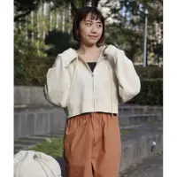 在飛比找蝦皮購物優惠-【 coen 】台灣限定🎁短版連帽抽繩外套/短版棉外套/橄欖